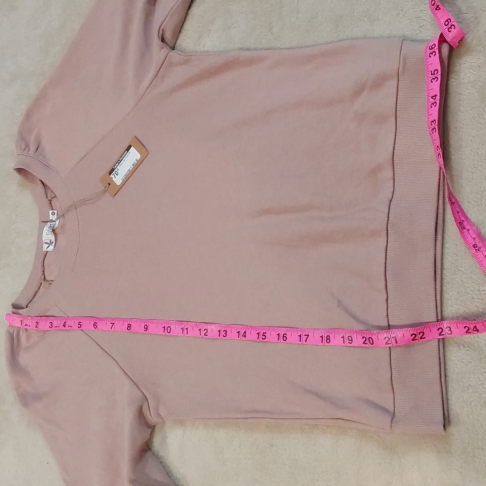 NWT Carve Designs Fallon Top Fawn Ballon 3/4 Sleeve Shirt Womens Size XS - Picture 9 of 12